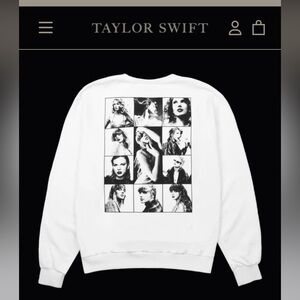 Taylor Swift | The Eras Tour White Crewneck